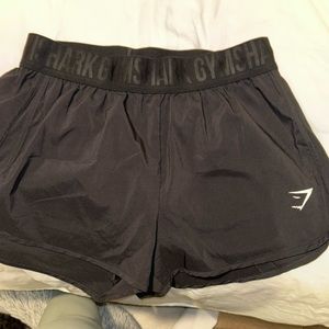 Size large women's Gymshark running shorts